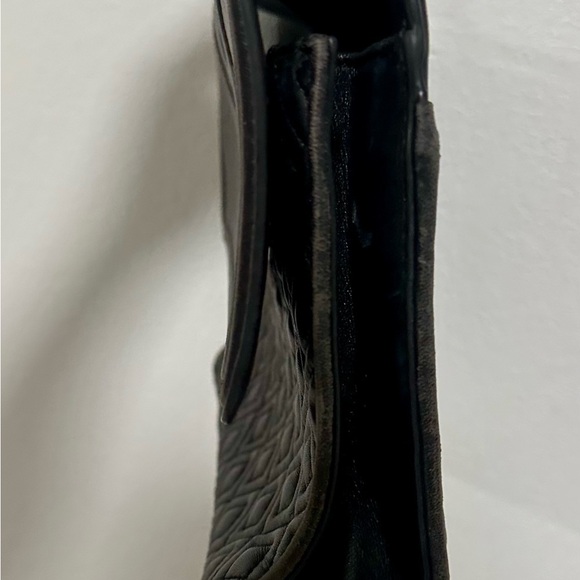 Tory Burch Fleming Leather Convertible Shoulder Bag - Black/silver - Picture 12 of 12